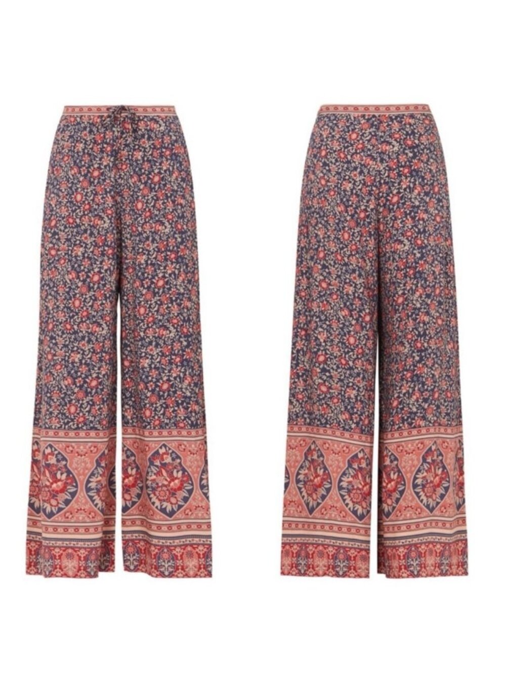 Spell EUC Jasmine Palazzo Pants In Navy-XS - Picture 7 of 10